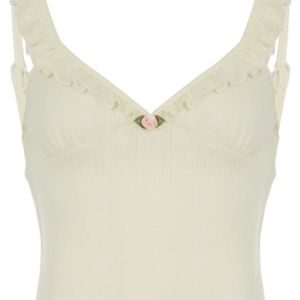 girl ruffles cami